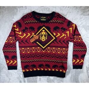 Borderlands Sweater Mens 2XL Red Psycho Mask Ugly Christmas Knit Pullover